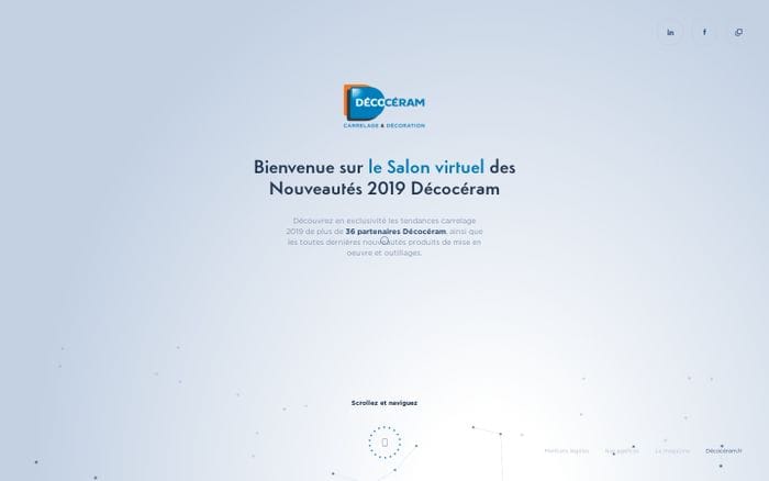 Décocéram website preview