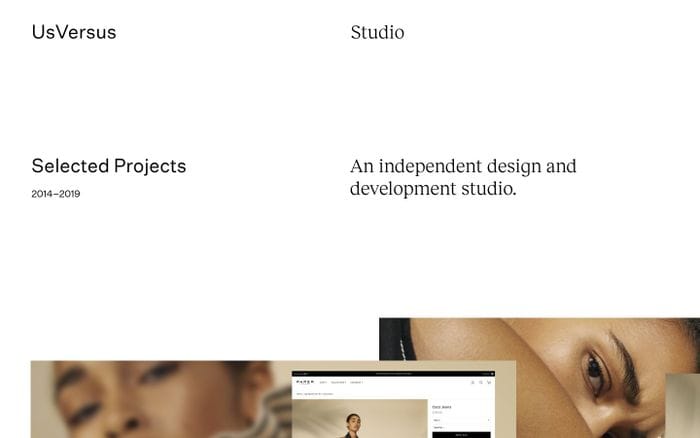 UsVersus website preview