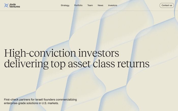 Joule Ventures website preview
