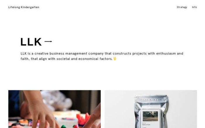 Lifelongkindergarten website preview