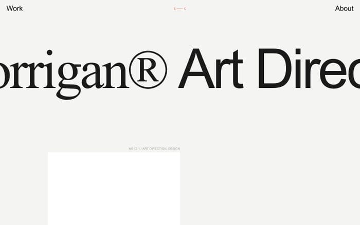 Evan Corrigan website preview