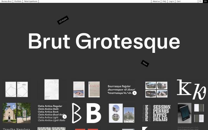 Bureau Brut website preview
