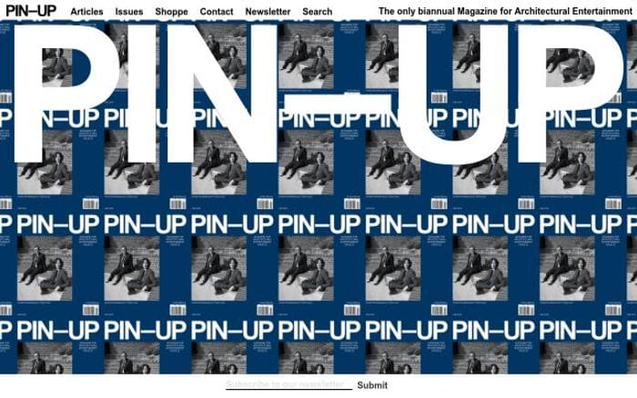 Pinupmagazine website preview