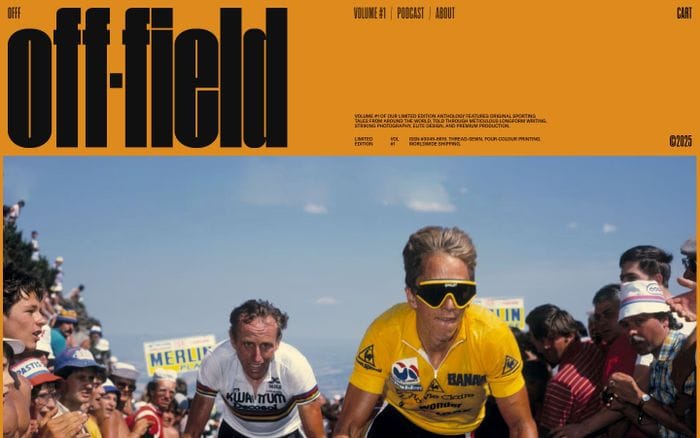 Off-Field website preview