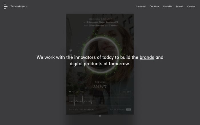 Territory Projects website preview