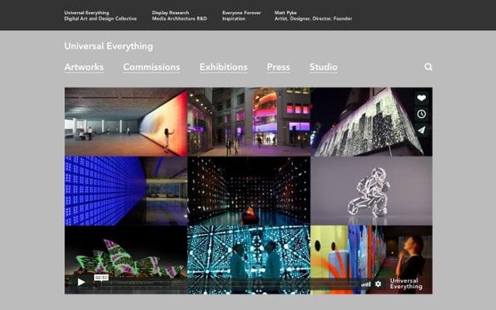 Universal Everything website preview