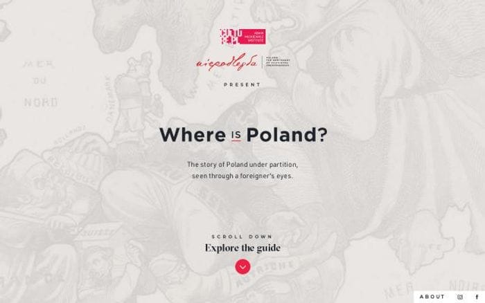 Whereispoland website preview