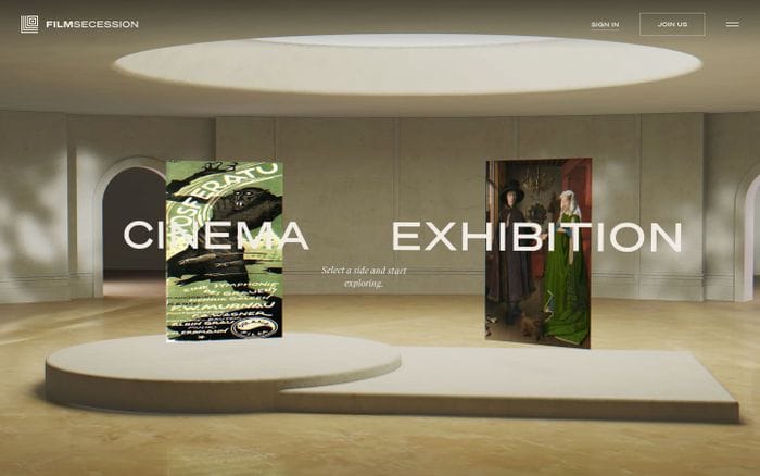 Film Secession website preview
