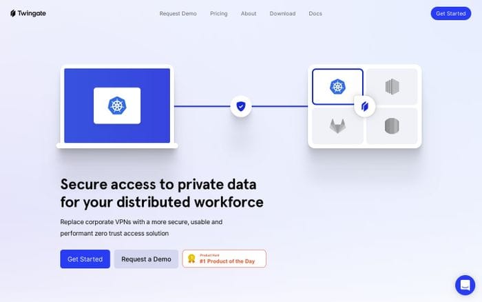 Twingate website preview
