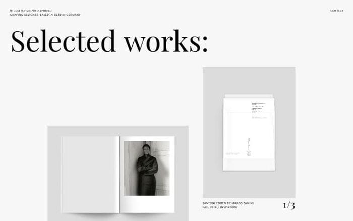 Nicolettadalfino website preview