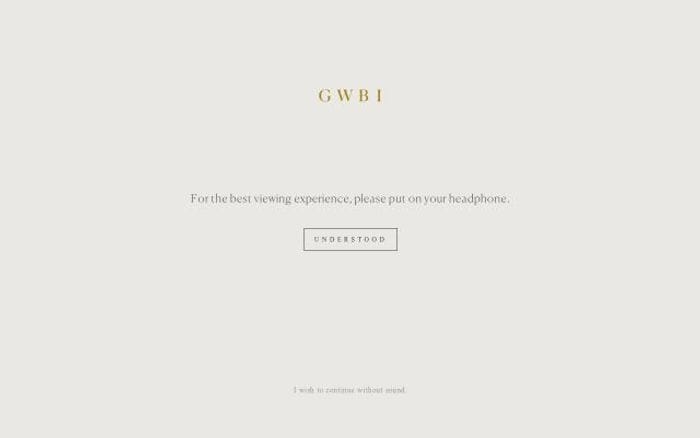 Gwbi website preview