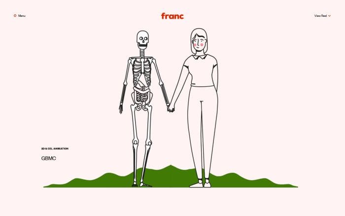 Franc | Animation and Creative Studio website preview