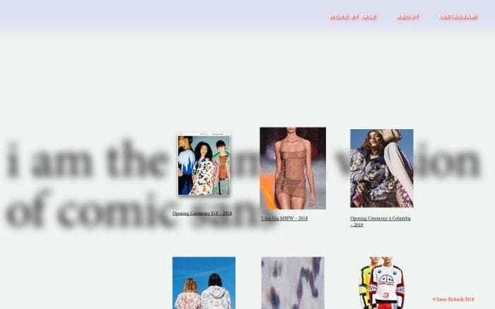 Whosjase website preview
