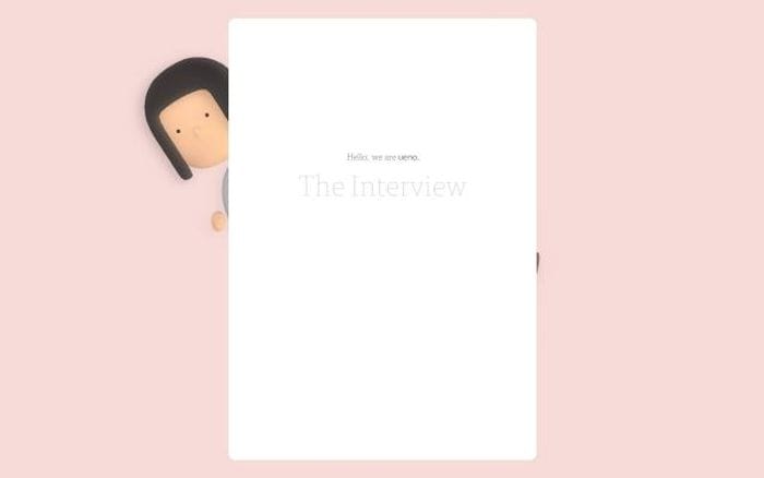 Interview website preview