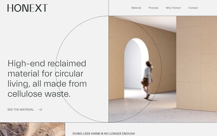 Honext website preview
