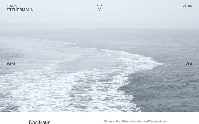 Haus Steuermann website preview