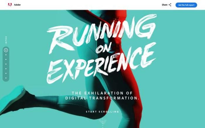 Landing website preview