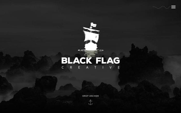 Blackflagcreative website preview