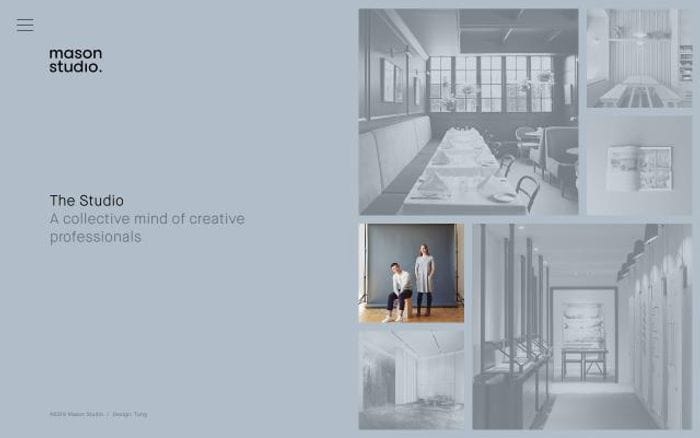 Mason-studio website preview