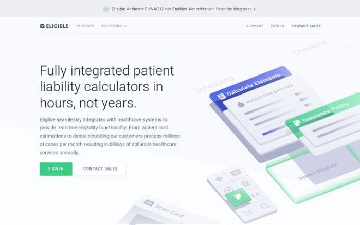 Eligible website preview