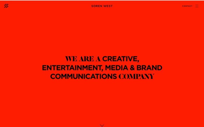 Soren West website preview