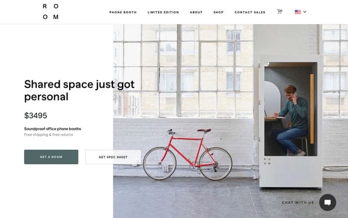 Room website preview