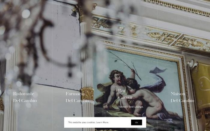 Delcambio website preview
