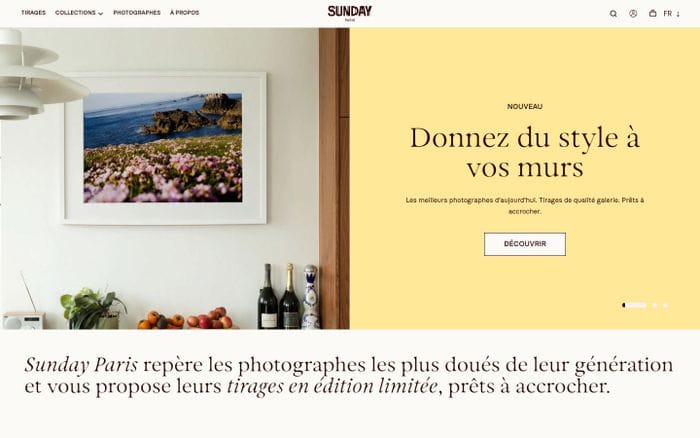 Sunday Paris website preview