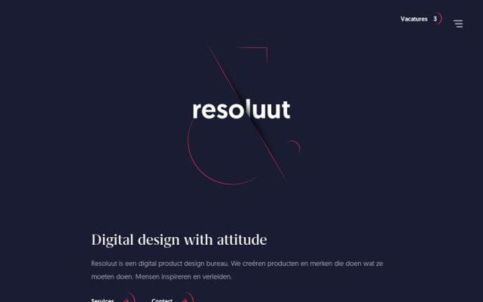 Resoluut website preview