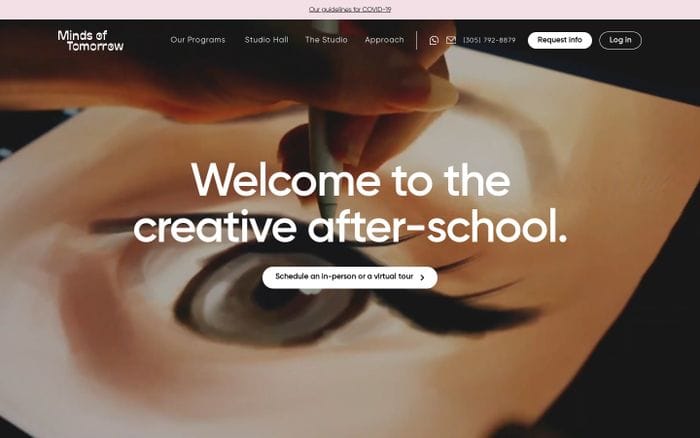 Monds of tomorrow website preview
