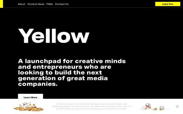 Yellowla website preview