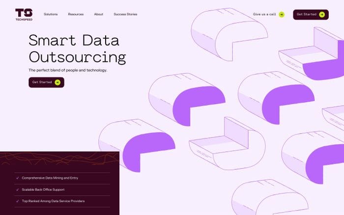 TechSpeed website preview