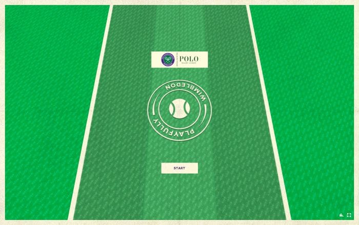 Playfully Wimbledon - Ralph Lauren website preview