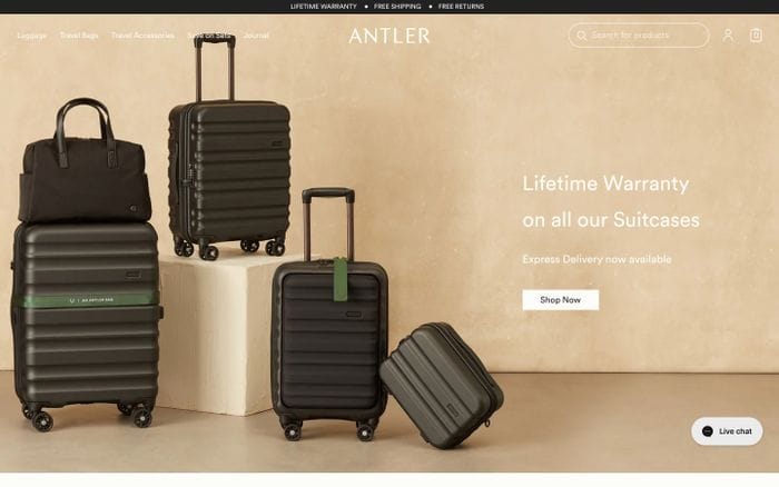 Antler website preview
