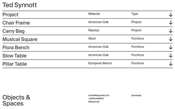 Ted Synnott website preview