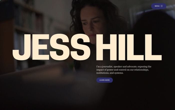 Jess Hill website preview