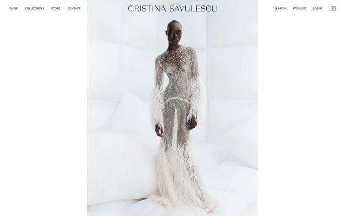 Cristina Savulescu website preview