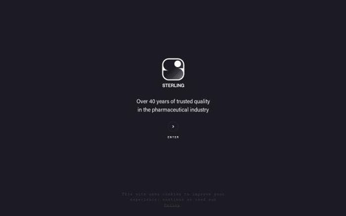 Sterling website preview