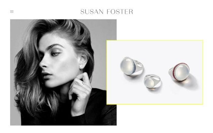 Susanfosterjewelry website preview