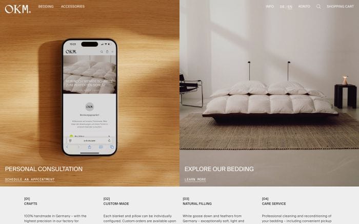 Okm website preview