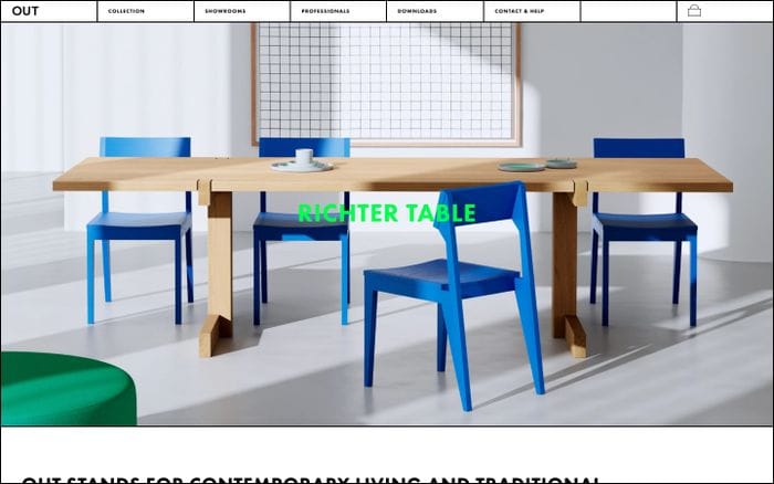 Out Objekte Unserer Tage website preview
