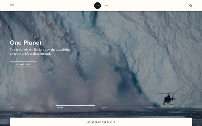 Our Planet | Our Planet website preview