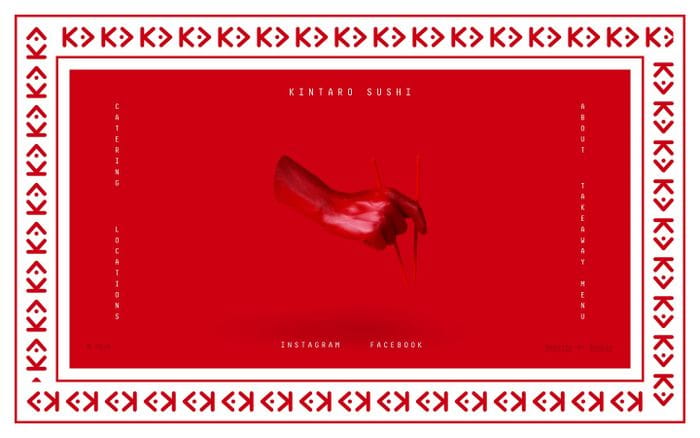 Kintaro Sushi website preview