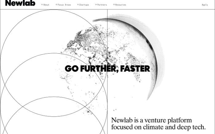 Newlab website preview