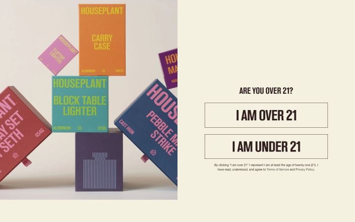 Houseplant website preview