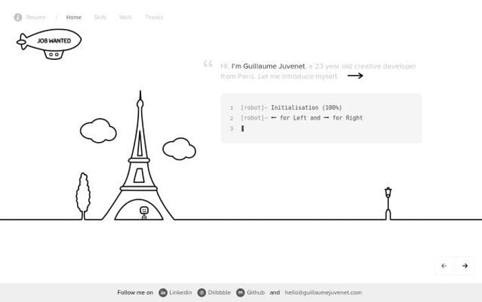 Guillaumejuvenet website preview