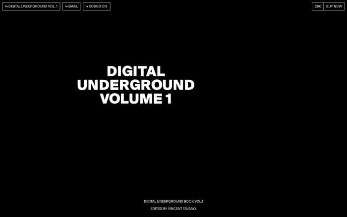 Digital Underground website preview
