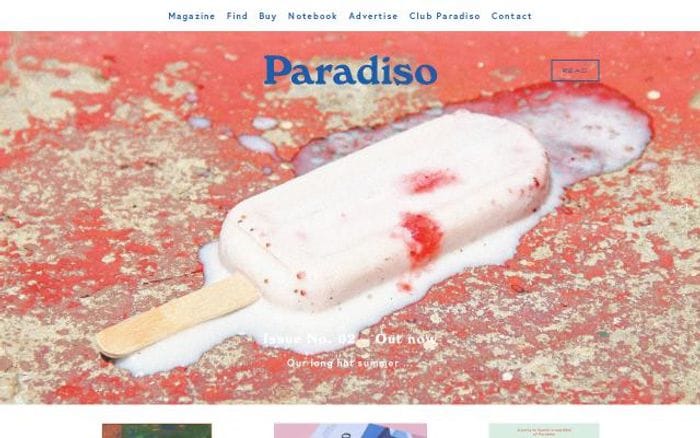 Thisisparadiso website preview