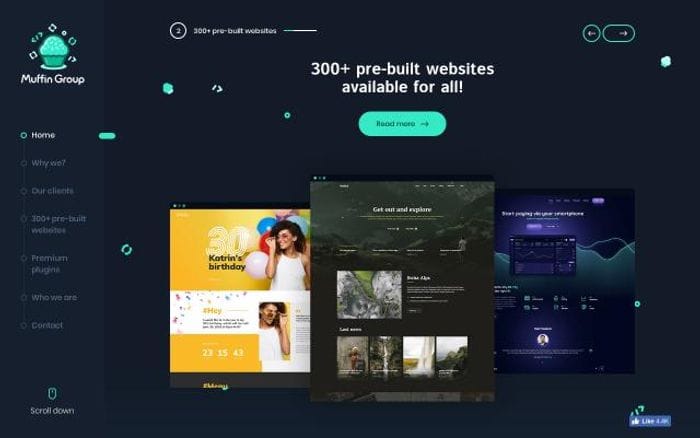 Muffingroup website preview