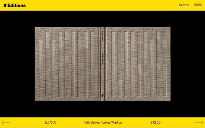 Lleditions website preview